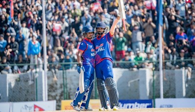 क्यानडाविरुद्दको दोस्रो एकदिवसीयमा खेलमा नेपाल ४ विकेटले विजयी Image