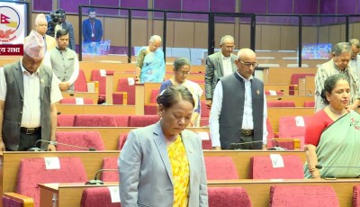 नेम्वाङको शोक प्रस्ताव पारित गर्दै राष्ट्रियसभा बैठक स्थगित Image