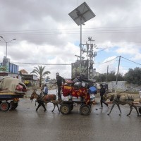 गाजाको दक्षिणी रफाह छाड्न इजरायली सेनाको आदेश, धमाधम शहर छाड्दै सर्वसाधरण Image