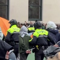 गाजामा इजरायलले गरिरहेको हमलाको विरोधमा अमेरिकाका विभिन्न विश्वविद्यालयमा प्रदर्शन Image