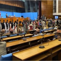 कांग्रेसले गर्‍यो संसद अवरोध, बैठक १५ मिनेटका लागि स्थगित Image